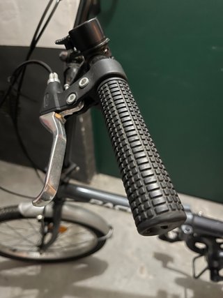Bicicleta plegable Racer gris oscuro nueva