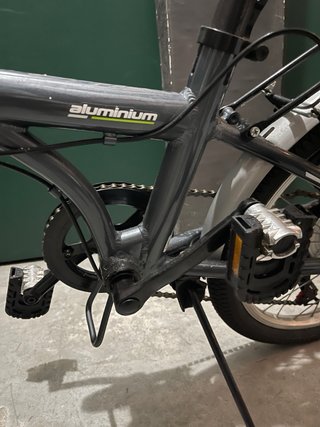 Bicicleta plegable Racer gris oscuro nueva