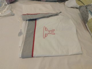 Sábanas de cuna con osito y estrellas