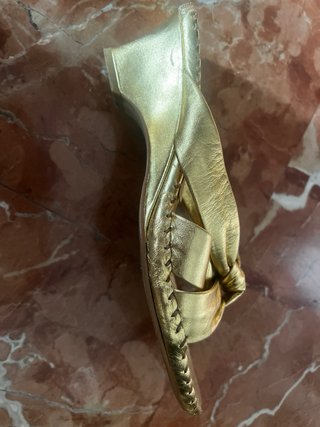 Zapatos Hispanitas dorados talla 39