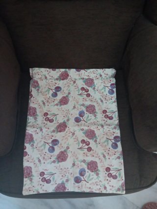 Conjunto textiles cocina floral
