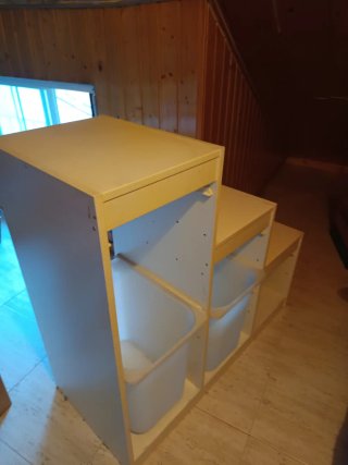 Estructura de almacenamiento modular Ikea