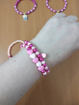 Set di 5 Braccialetti Elastici da 19 cm con Gufi