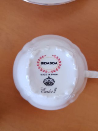 Juego Café Porcelana Bidasoa Carlos V