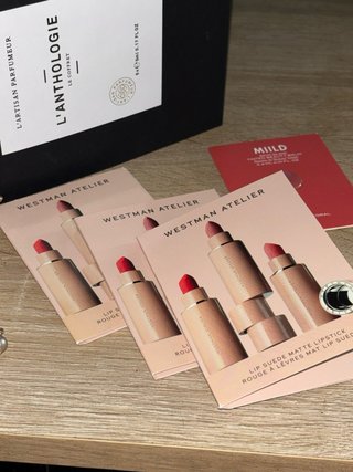 westman atelier lip suede & miild makeup sample se