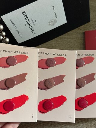 westman atelier lip suede & miild makeup sample se