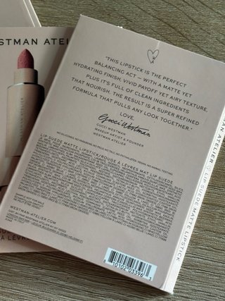 westman atelier lip suede & miild makeup sample se
