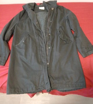 Parka negra mujer