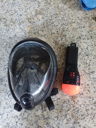 Máscara de snorkel integral