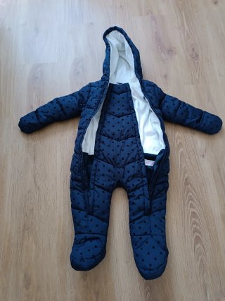Buzo nieve bebé azul marino