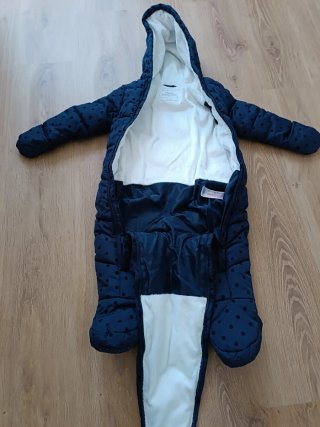 Buzo nieve bebé azul marino