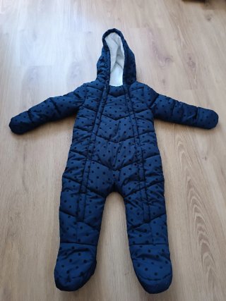 Buzo nieve bebé azul marino