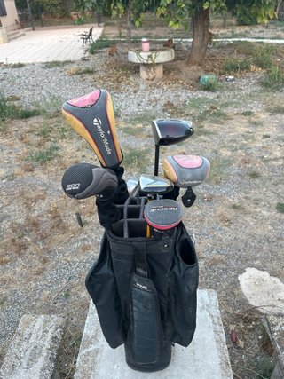 Bolsa de golf Ping con palos TaylorMade