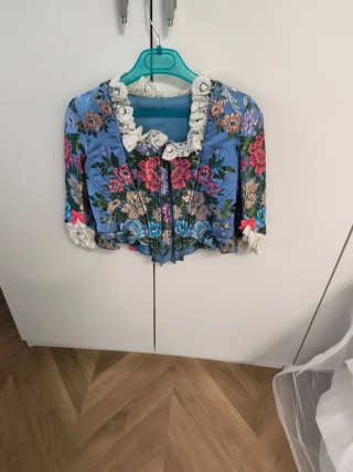Traje de Fallera T34 Azul Multicolor