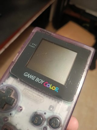 Consola Game Boy Color Morada Transparente