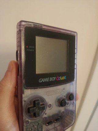 Consola Game Boy Color Morada Transparente