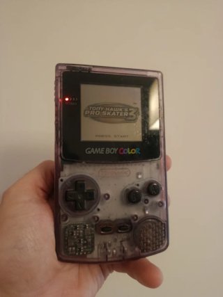 Consola Game Boy Color Morada Transparente