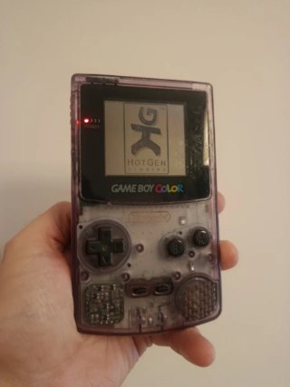 Consola Game Boy Color Morada Transparente