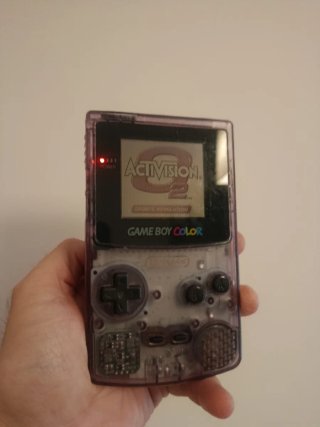 Consola Game Boy Color Morada Transparente