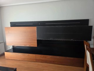 Mueble salón y mesa 6 sillas