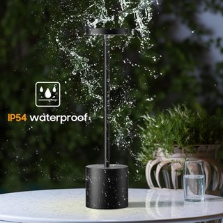 LÁMPARA MESA LED INALÁMBRICA RECARGABLE 5000MAH IP