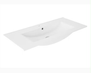 Mueble de baño con lavabo de cerámica