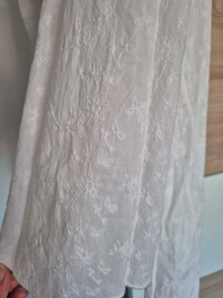 Vestido/Blusón Blanco Talla L (42)