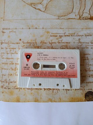 Casete Accept - I'm a Rebel