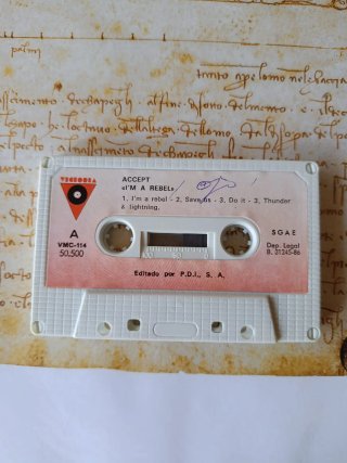 Casete Accept - I'm a Rebel