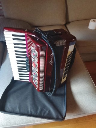 Acordeón Barlo Rojo