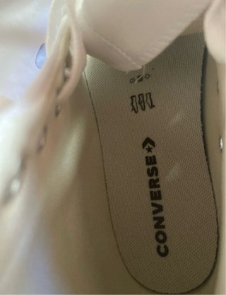 Botas Converse All Star Blancas Talla X