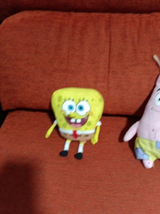 Peluche Bob Esponja y Patricio