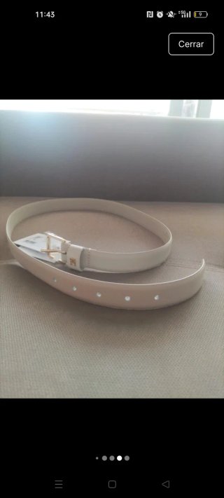Cinturón Tommy Hilfiger mujer 90 cm de piel