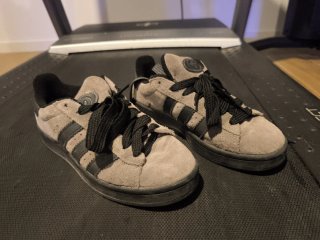 Zapatillas Adidas Campus Beige/Negras