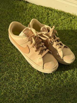 Zapatillas Nike Court Legacy Talla 40 Beige/Rosa