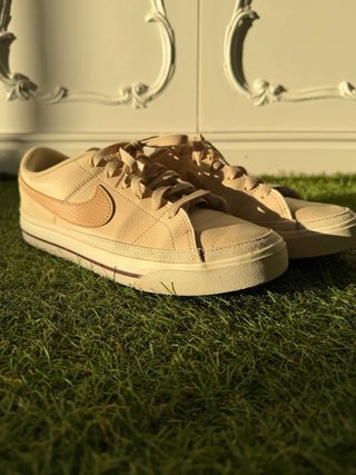 Zapatillas Nike Court Legacy Talla 40 Beige/Rosa