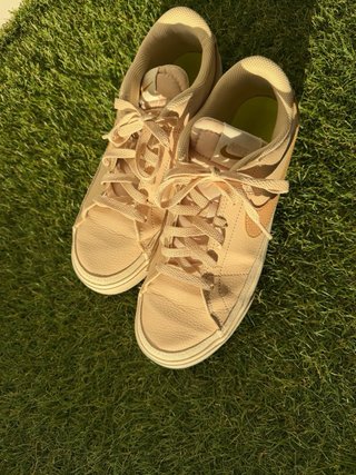 Zapatillas Nike Court Legacy Talla 40 Beige/Rosa