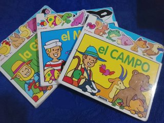 Lote libros vocabulario infantil 2-4 años