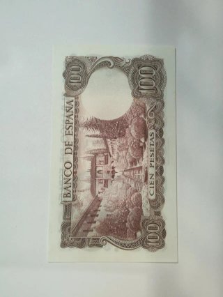 BILLETE 100 PESETAS 1970