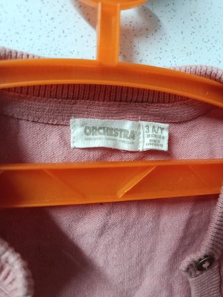 Chaqueta niña rosa 3 años ( orchetra)