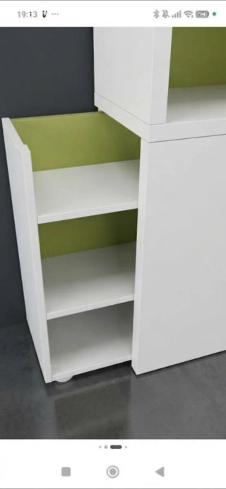 Cabecero 90 con estantería lateral