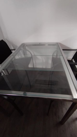 Mesa de cristal Ikea Glivarp