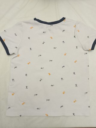 Polo Okaidi blanco niño 8A/128cm