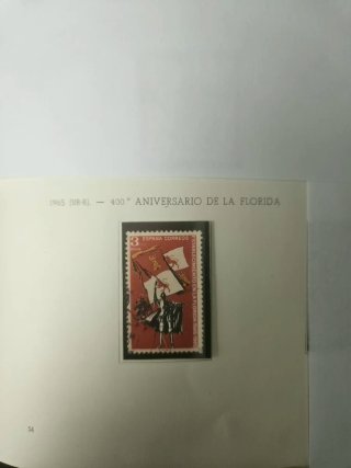 Sello España 400 Aniversario Florida 1965