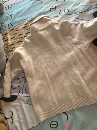 Jersey de punto grueso con cuello alto