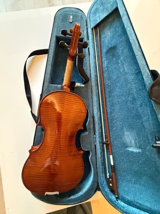 Violín 4/4 (58 cm) con funda y arco