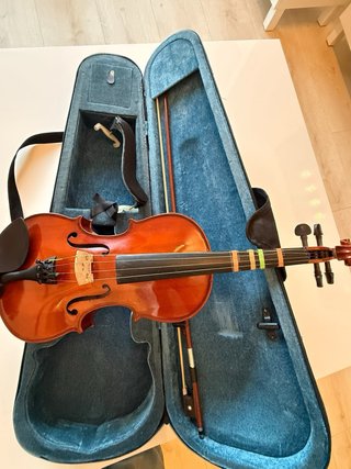 Violín 4/4 (58 cm) con funda y arco