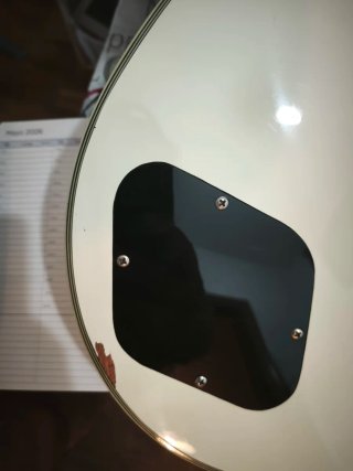 Guitarra Eléctrica Fenix imitación Les Paul Blanca