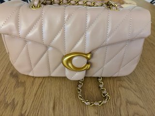 Bolso Coach acolchado con cadena