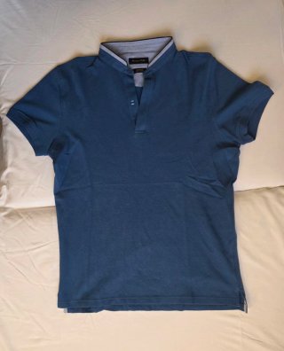 Polo Massimo Dutti Azul